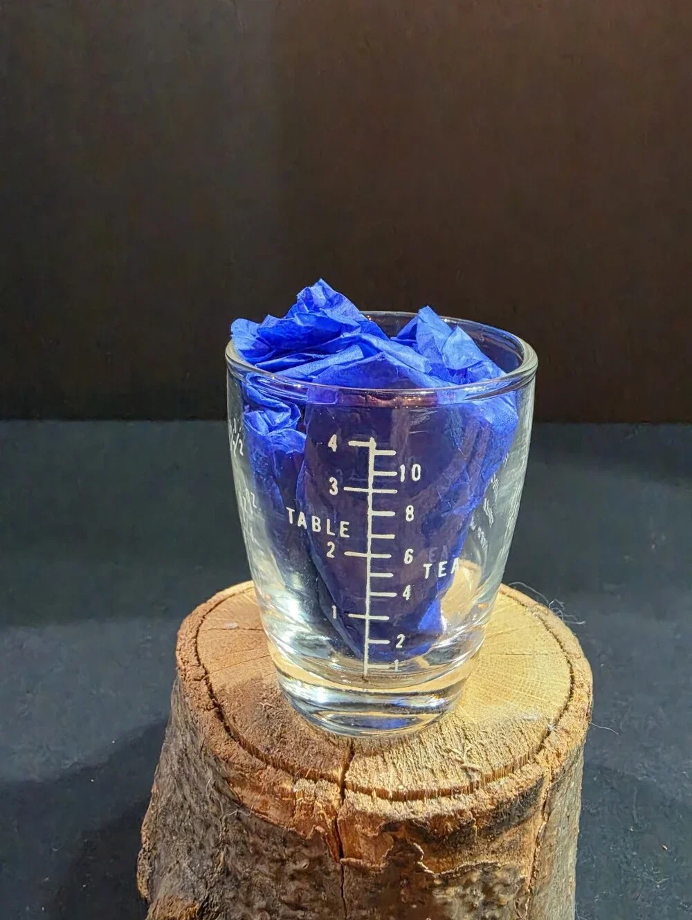 Vintage Mid Century Pharmacy Advertising Shot Glass Grand Rapids MI